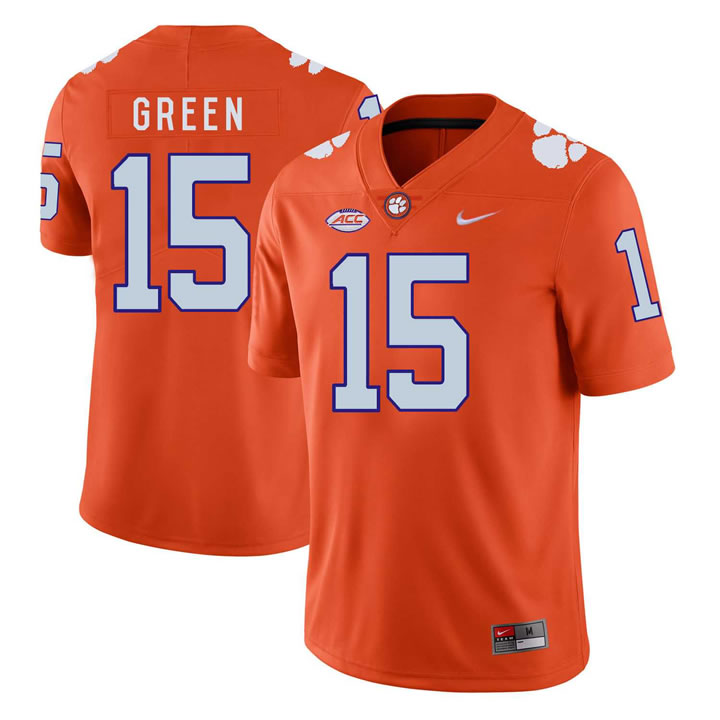Clemson Tigers 15 T.J. Green Orange Nike College Football Jersey Dzhi,We sell and wholesale Clemson Tigers 15 T.J. Green Orange Nike College Football Jersey Dzhi on line form chian!